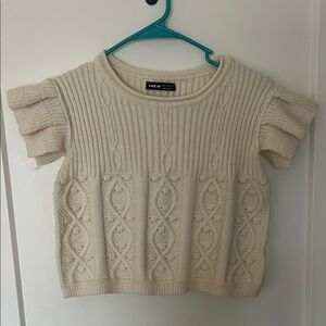 SHEIN Women's Knit Cream Sweater